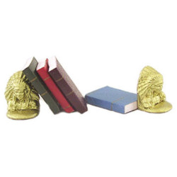 INDIAN BOOKENDS W/BOOKS