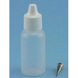 1/2 OZ GLUE BOTTLE W/METAL TIP