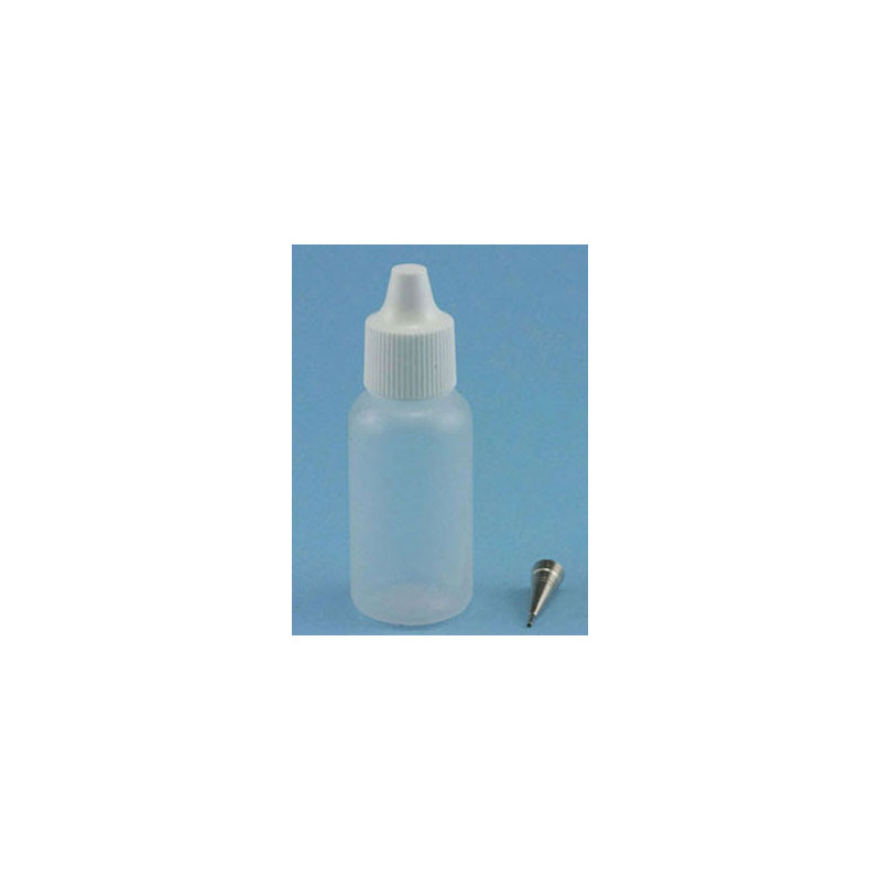 1/2 OZ GLUE BOTTLE W/METAL TIP