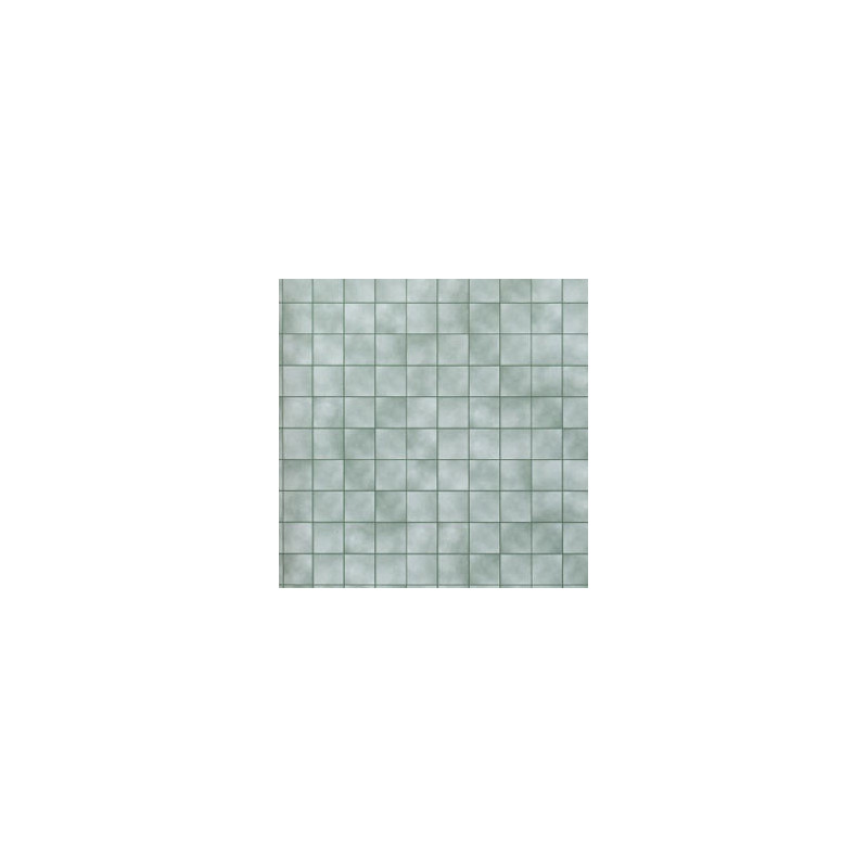 FLOOR PAPER: GREEN MARBLE TILES