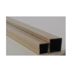 SQUARE BRASS TUBE 3/32 X 12 IN