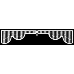 Grilles: 2/pk, 10-1/4 Inch Wide
