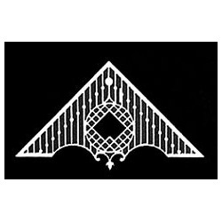 1/2 SCALE: APEX TRIM,2-13/16 W X 1-5/8 H