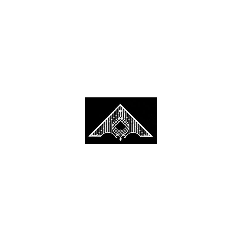 1/2 SCALE: APEX TRIM,2-13/16 W X 1-5/8 H