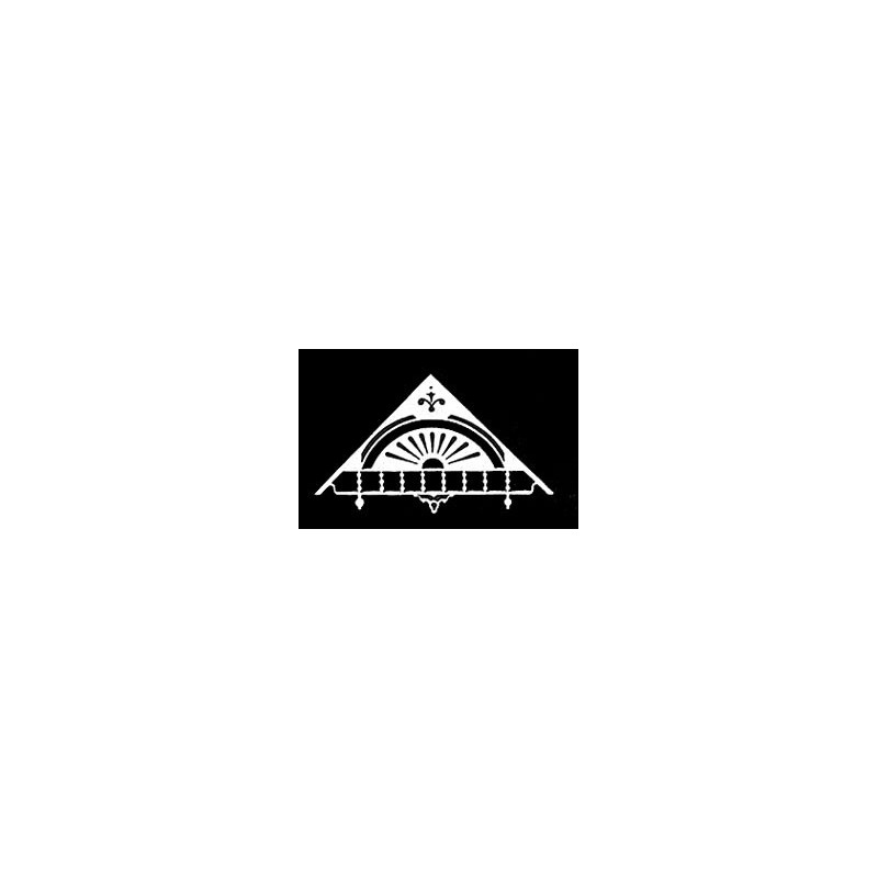1/2 SCALE: APEX TRIM, 2-13/16W X 1-5/8H