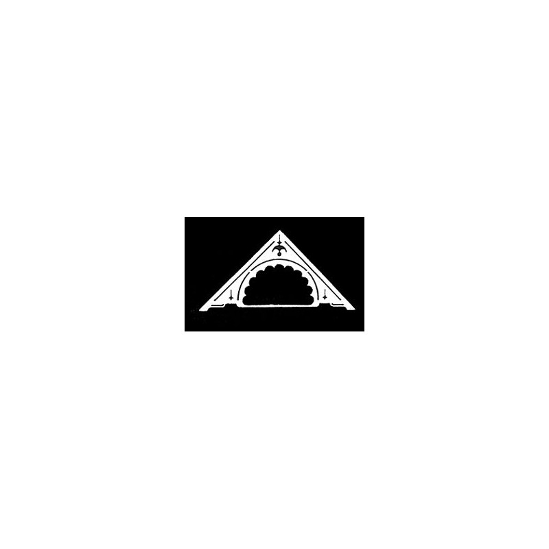1/2 SCALE: APEX TRIM, 2-13/16W X 1-5/8H