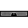 GRILLE, 10-1/2 W X 1-1/2 H