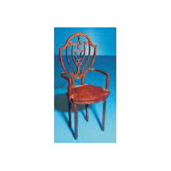 KIT: HEPPLEWHITE ARM CHAIR, LITCH