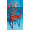 KIT: HEPPLEWHITE ARM CHAIR, LITCH