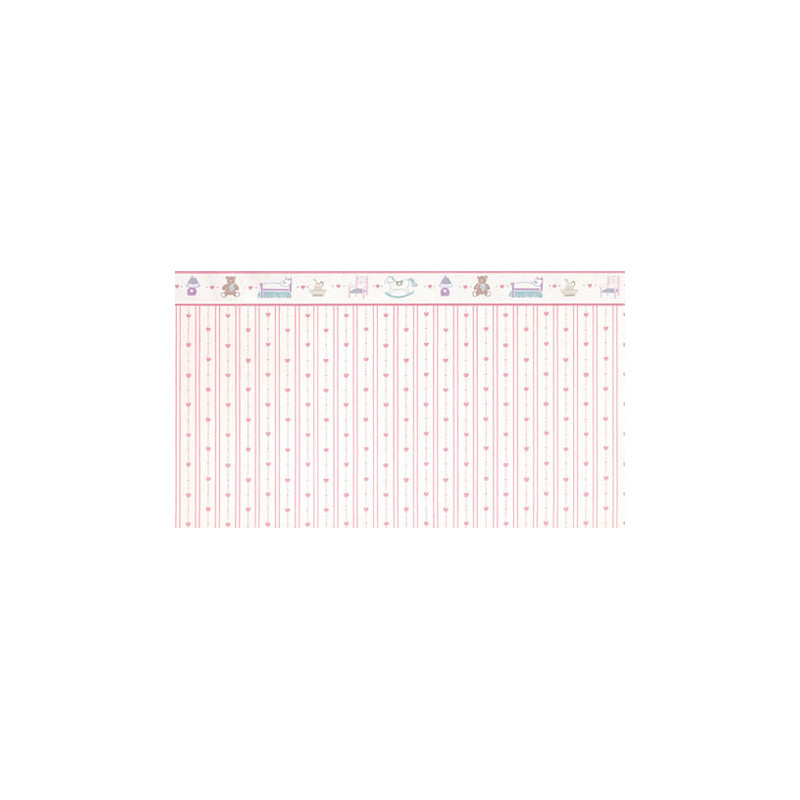 3 pack Wallpaper: Dollhouse Hearts, Pink