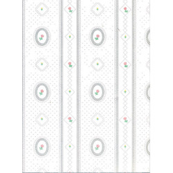 3 pack Wallpaper: Cameo Stripe, Blue