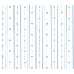 3 pack Wallpaper: Bearly Hearts, Lt Blue