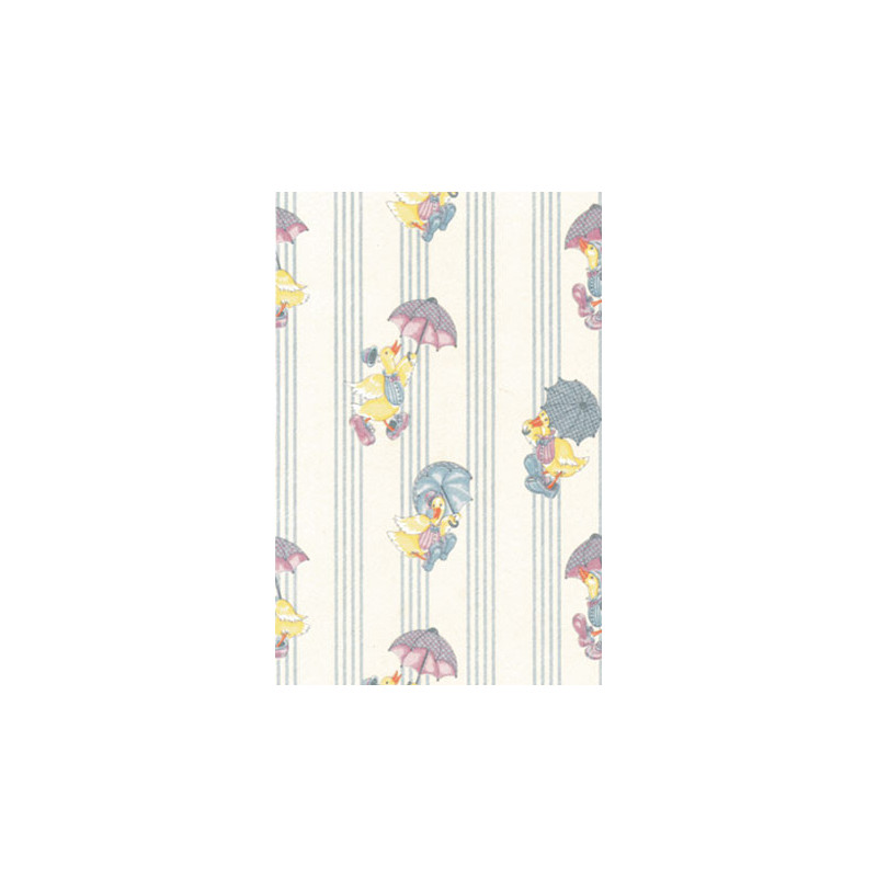 3 pack Wallpaper: Raining Ducks, White