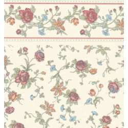 3 pack Wallpaper: Raffina, Cream (rose)