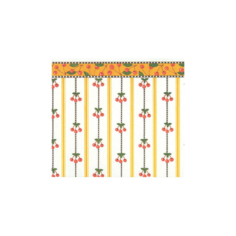 3 pack Wallpaper: Cherry Stripe, Multi