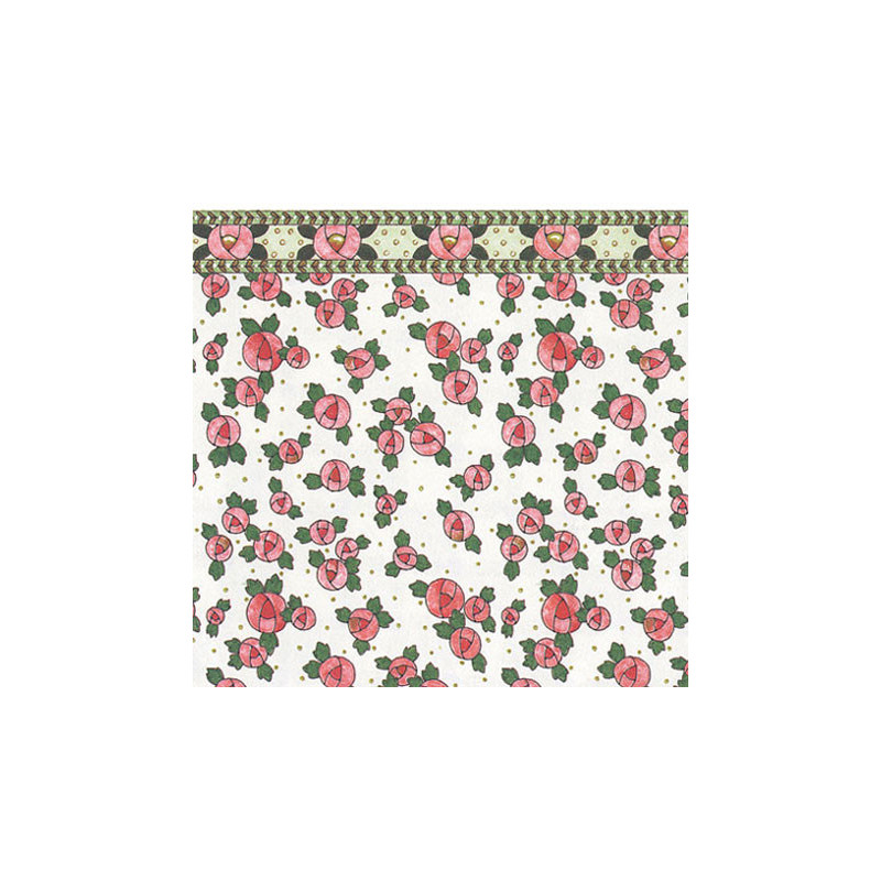3 Pack Wallpaper: Cottage Rose, Pink