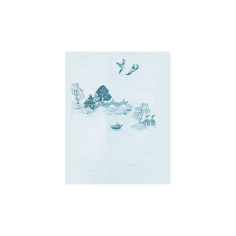 3 pack Wallpaper: China Grove Mural Blue