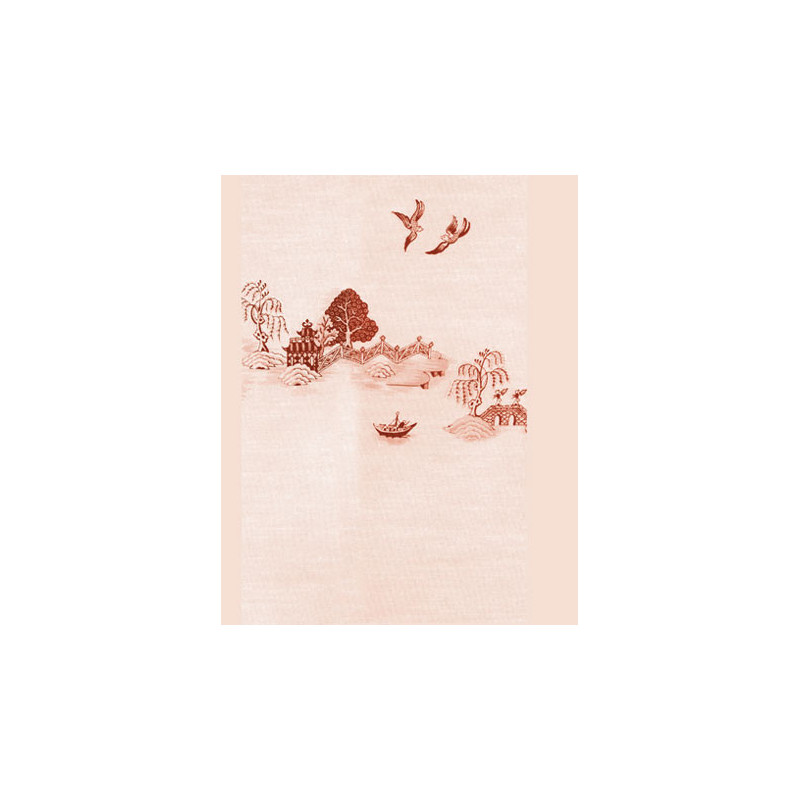 3 pack Wallpaper: China Grove Mural Burgundy