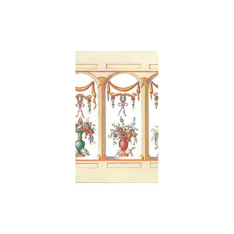 3 pack Wallpaper: French Bouquet, Ecru