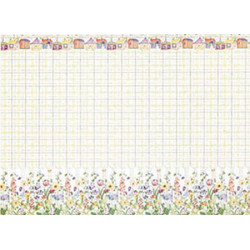 3 pack Wallpaper: Picket Fence, Pastel