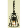 Ornate Hanging Iron Lamp