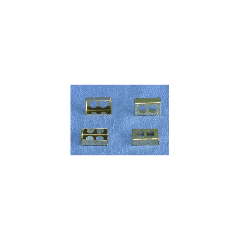 BRASS PETITE WALL OUTLT COVR PLATES, 4PK