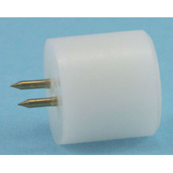 LARGE WHITE 12V PIN-IN CEILING GLOBE