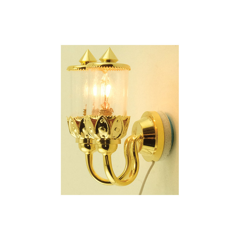 Double Ornate Coach Wall Lamp