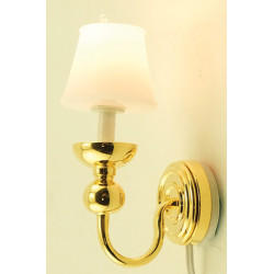 Candlestick Wall Sconce W/Shad