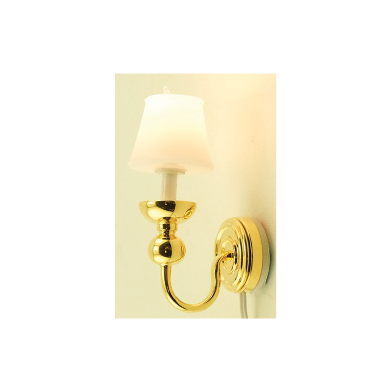 Candlestick Wall Sconce W/Shad