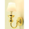Candlestick Wall Sconce W/Shad