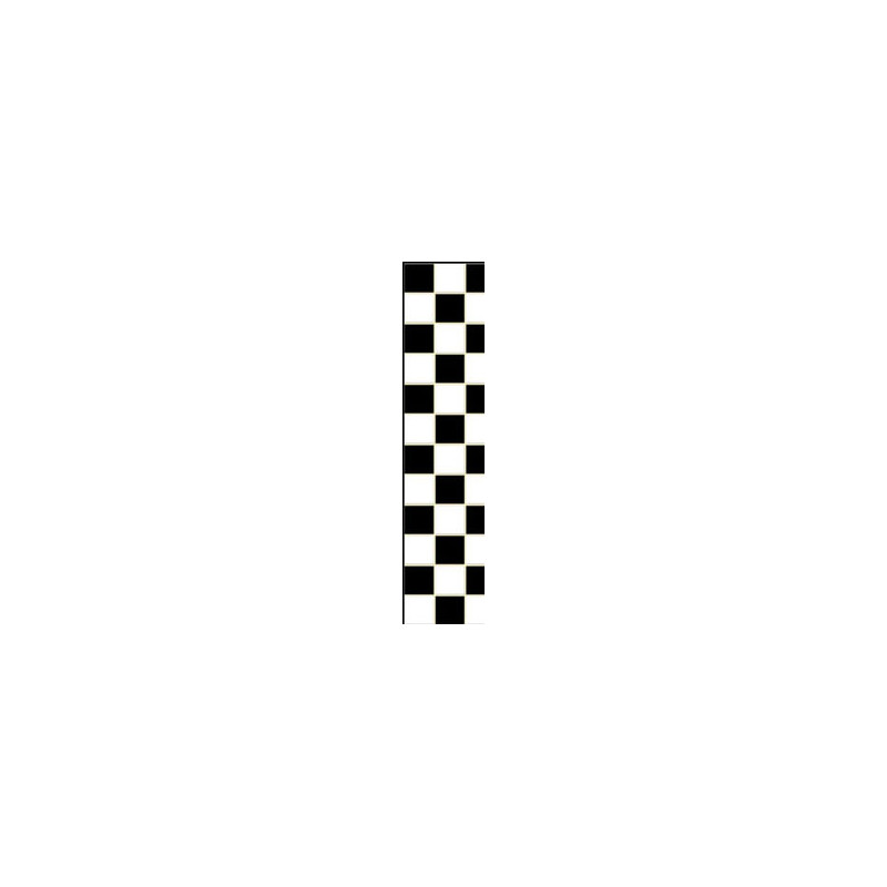 No Wax Flr: Lg Chk-Blk/Wht 10-