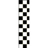 No Wax Flr: Lg Chk-Blk/Wht 10-