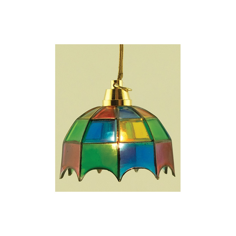 Tiffany Hanging Lamp- Colored