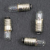 12 V. Rnd Base Bulbs- 4/Pk