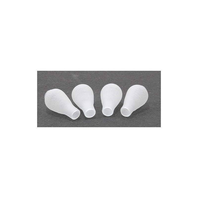 Glass Chimney- Frosted- 4/Pk