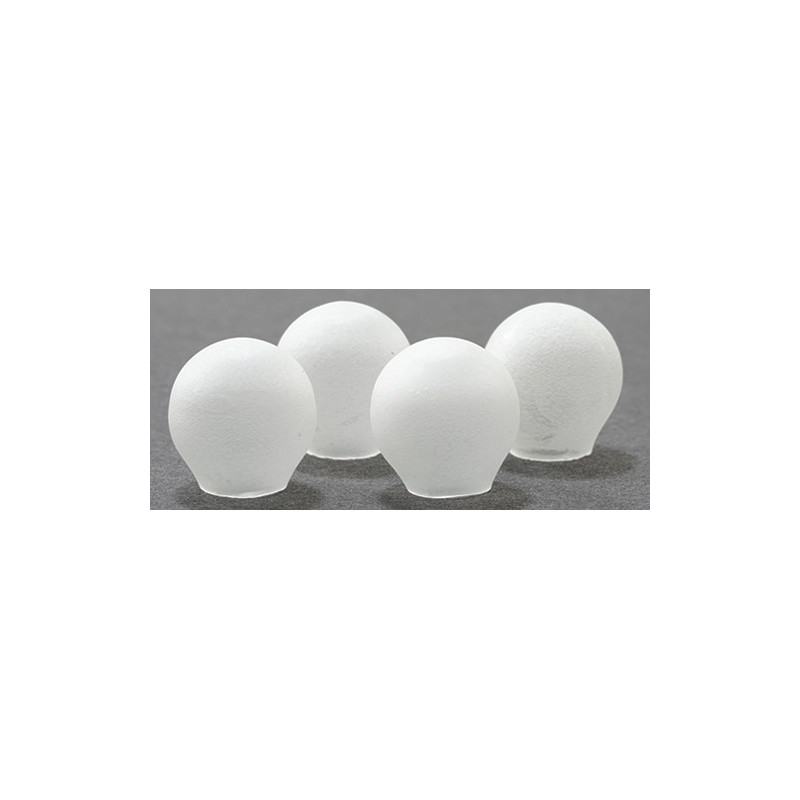 Frosted Glass Globes- 4/Pk