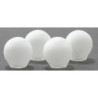 Frosted Glass Globes- 4/Pk