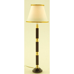 Stained Base Floor Lamp