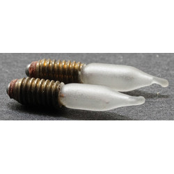 16V Flame Tip Frosted Bulb- 4/