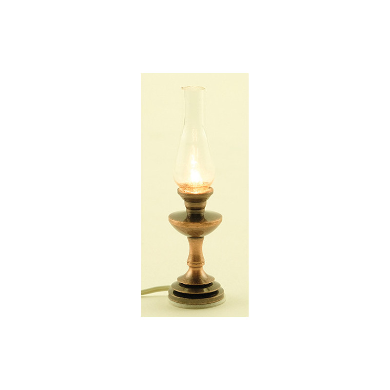Hurricane Lamp, Antique Copper