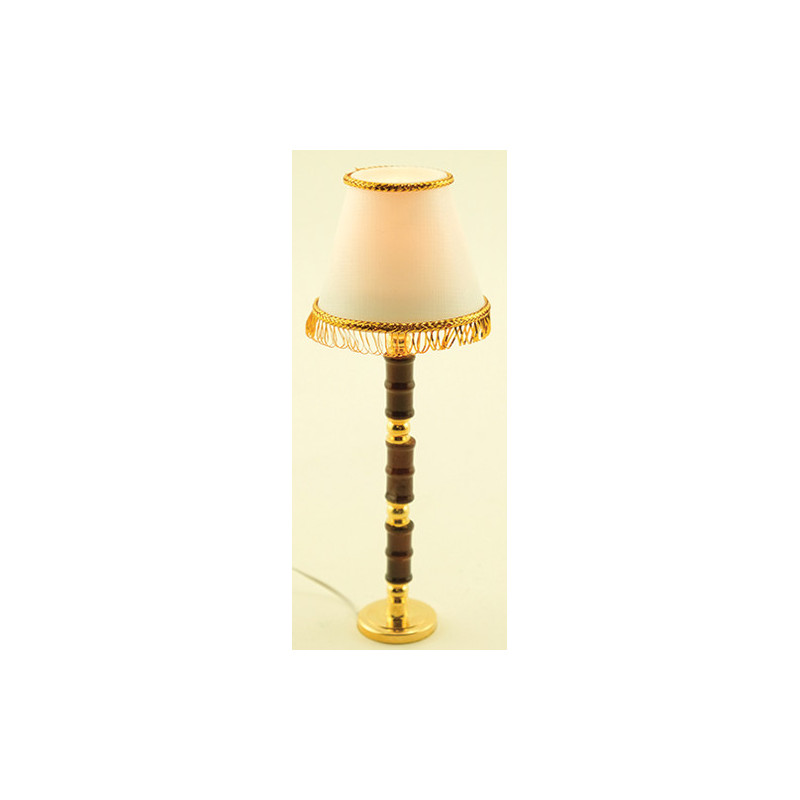 Fringed Shade Floor Lamp