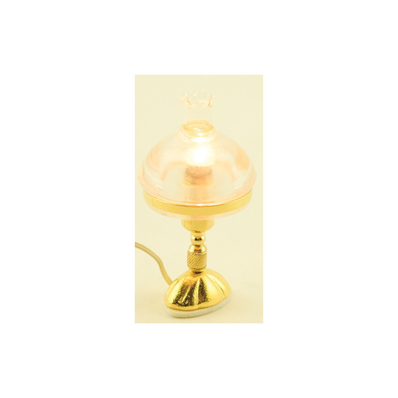 Vict. Reading Lamp- Clear Shad