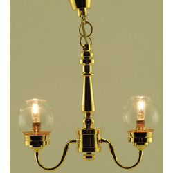 Chandelier- 2-Lt Fluted