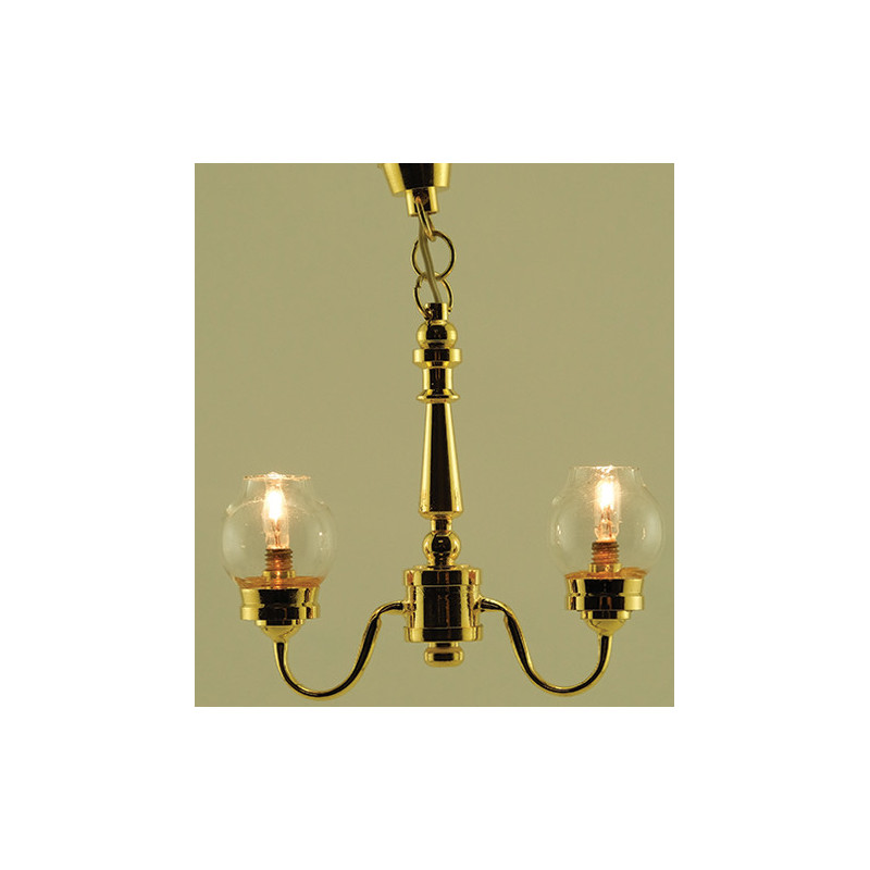 Chandelier- 2-Lt Fluted
