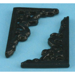BRACKET LARGE 2PCS BLACK