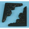 BRACKET LARGE 2PCS BLACK