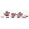 CHILD'S TEA SET, PINK