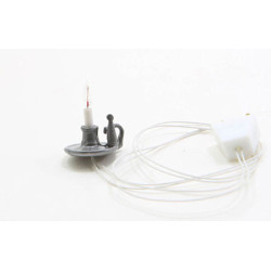 ELECTRIC CANDLESTICK-PEWTER