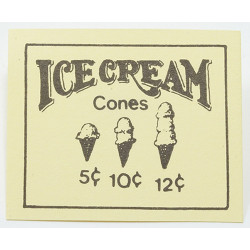 Ice Cream Sign